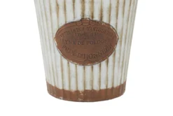 Silver Tin Planter Set Of 3 -Estally Home Decor Store 278293 silver multi media planter detail 45