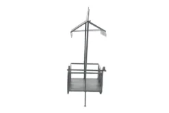 44 Inch Black Iron Plantstand -Estally Home Decor Store 278333 black multi media planter front 03