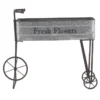 34 Inch Grey Aluminum Plantstand