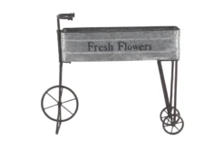 34 Inch Grey Aluminum Plantstand