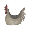 16 Inch Grey Iron Rooster Planter -Estally Home Decor Store 278349 grey multi media planter signature 01