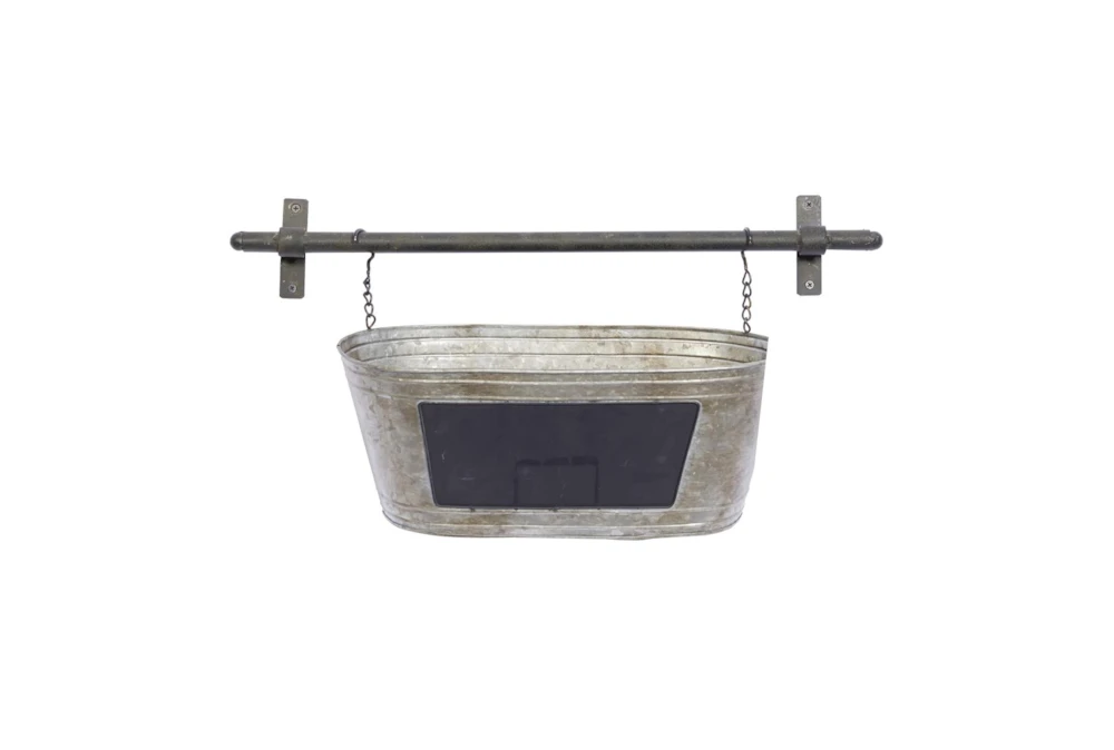 11 Inch Grey Iron Planter 8 11 Inch Grey Iron Planter - Image 6