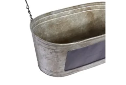 11 Inch Grey Iron Planter -Estally Home Decor Store 278352 grey multi media planter detail 44