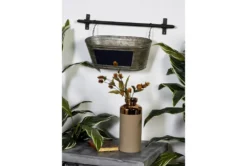 11 Inch Grey Iron Planter -Estally Home Decor Store 278352 grey multi media planter room 85