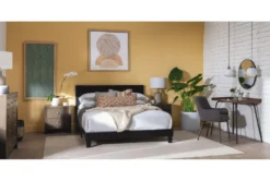 24X24 Black Metal Round Wall Mirror -Estally Home Decor Store 280537 black metal mirror room 46