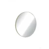 36X36 Champagne Silver Metal Round Wall Mirror