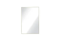 24X36 Champagne Silver Metal Rectangle Wall Mirror