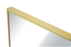 30X42 Gold Brass Metal Rectangle Wall Mirror -Estally Home Decor Store 280557 gold metal mirror detail 44