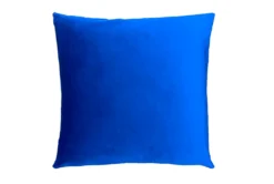 24X24 Superb Cobalt Blue Velvet Throw Pillow