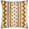 18X18 Mustard And Ivory Geo Aztec Throw Pillow -Estally Home Decor Store 285989 signature 01