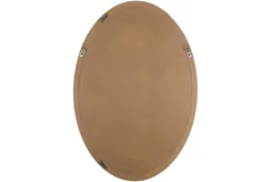 32X22 Natural Wood Beaded Frame Oval Wall Mirror -Estally Home Decor Store 286220 detail 44