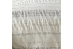 Twin Duvet-2 Piece Set Tribal Woven Stripe & Ruching White/Grey 10 Twin Duvet-2 Piece Set Tribal Woven Stripe & Ruching White/Grey -Estally Home Decor Store 286322 detail 46