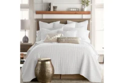 20X20 Waffle White Square Pillow -Estally Home Decor Store 286329 room 85