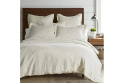 Twin Washed Linen Duvet Cover In Natural