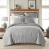 Twin Washed Linen Duvet Cover In Light Grey -Estally Home Decor Store 286392 signature 01