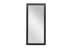 32X70 Black Wood Frame Leaner Floor Miror