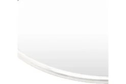 27"X23" Round Globes Silver Frame Wall Mirror -Estally Home Decor Store 288573 silver glass mirror material 76