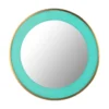 Lucille Mirror -Estally Home Decor Store 294887 green glass round wall signature 012
