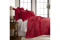 Eastern King Quilt-Red Faux Fur 18 Eastern King Quilt-Red Faux Fur -Estally Home Decor Store 294950 red polyester solid room 86