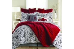 Eastern King Quilt-Red Faux Fur 19 Eastern King Quilt-Red Faux Fur -Estally Home Decor Store 294950 red polyester solid room 87