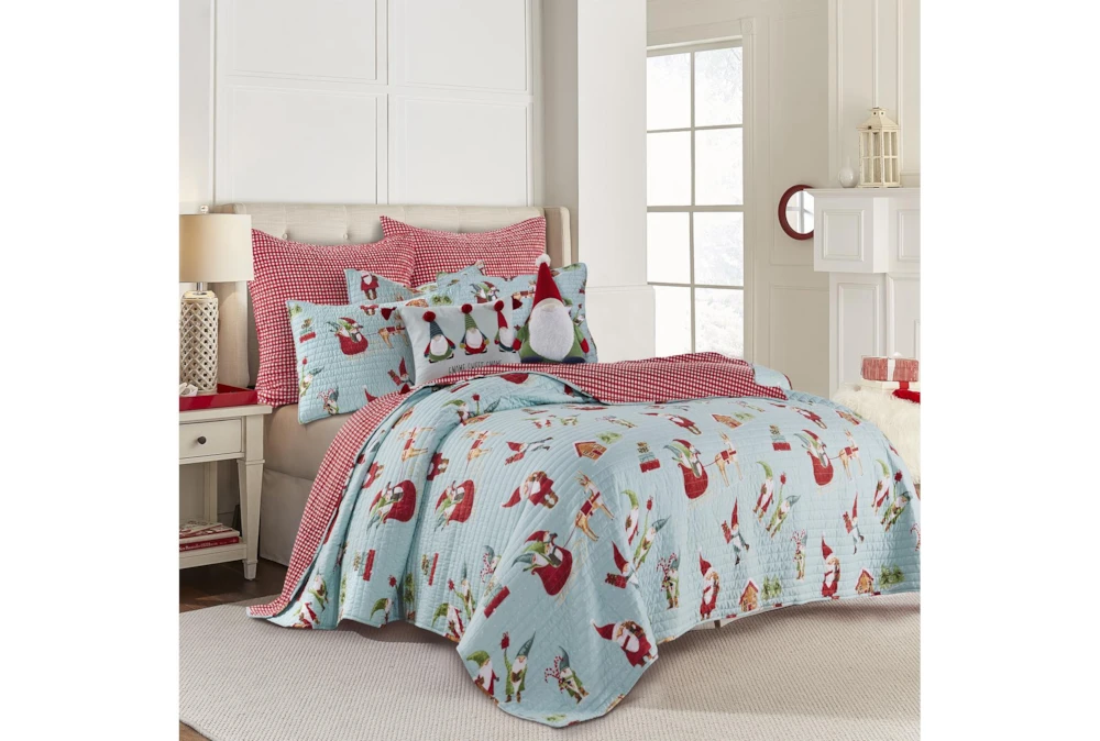 16.5X12 Gnome Shaped Throw Pillow - Image 4