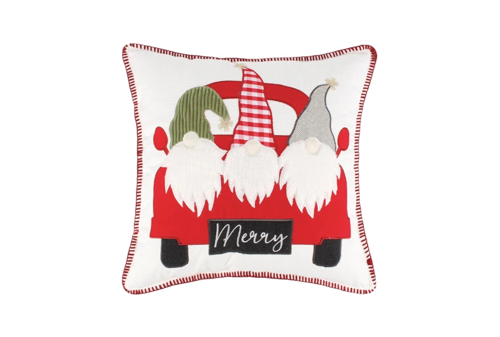 18X18 3 Gnomes Pillow