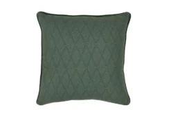 22X22 GREEN NATURAL DIAMOND TEXTURE INDOOR OUTDOOR THROW PILLOW