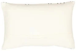 20X20 White + Black Mudcloth Block Print Throw Pillow -Estally Home Decor Store 298081 black fabric square detail 46