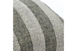 26X26 Green + Ivory Woven Stripe Throw Pillow -Estally Home Decor Store 302504 beige cowhide square detail 44