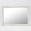 Baylie White Mirror -Estally Home Decor Store 303934 white mdf mirror signature 01