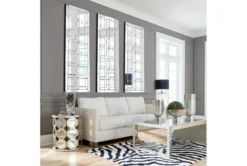 24X72 Paneled Frame Lane Leaner Mirror -Estally Home Decor Store 310206 silver wood leaner room 85