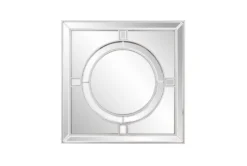 20X20 Round Windowpane Wall Mirror