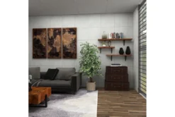 73 Inch Green Ficus Artificial Tree With Black Plastic Pot -Estally Home Decor Store 312507 green multi media tree room 95