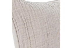 24X24 Natural Solid Soft Linen Throw Pillow -Estally Home Decor Store 313838 natural cotton square detail 44