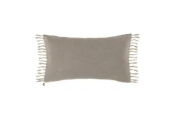 14X26 Natural Solid Soft Linen Lumbar Throw Pillow -Estally Home Decor Store 313839 natural cotton lumbar back 82