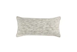 16X36 Natural Marled Textured Woven Lumbar Throw Pillow