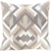 18X18 Seraphina Grey Woven Geo Throw Pillow -Estally Home Decor Store 85062 0