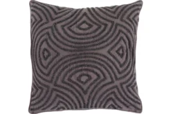 Accent Pillow-Zinnia Charcoal 22X22